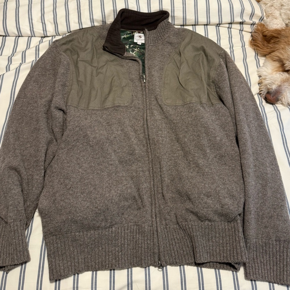 Southern Proper Gray Zip-Up Sweater Jacket